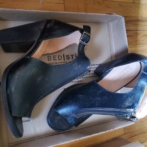 Bed Stu black booties